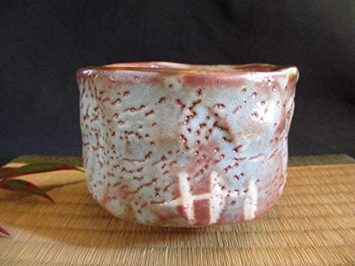 【茶道具】茶碗 志野 源九郎窯 加藤健 Amazon｜源九郎窯 加藤健作 赤志野 茶碗｜抹茶碗 オンライン通販